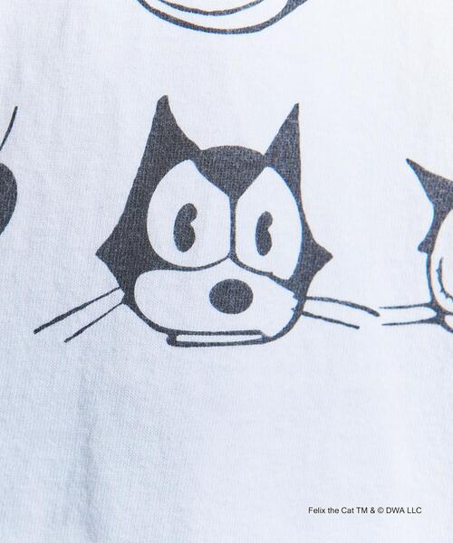 GOOD ROCK SPEED（グッドロックスピード）の「【別注】＜GOOD ROCK SPEED＞FELIXプリント ロングスリーブTシャツ WHITE/BLACK（Tシャツ/カットソー・レディース・ホワイト/ブラック・FREE）」の10枚目の写真