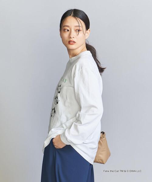 GOOD ROCK SPEED（グッドロックスピード）の「【別注】＜GOOD ROCK SPEED＞FELIXプリント ロングスリーブTシャツ WHITE/BLACK（Tシャツ/カットソー・レディース・ホワイト/ブラック・FREE）」の12枚目の写真