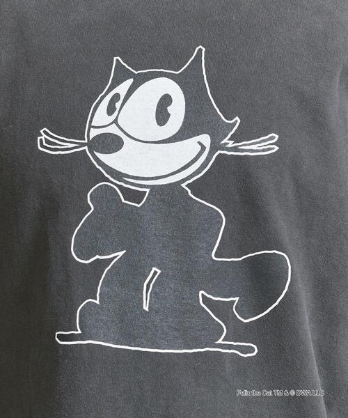 GOOD ROCK SPEED（グッドロックスピード）の「【別注】＜GOOD ROCK SPEED＞FELIXプリント ロングスリーブTシャツ WHITE/BLACK（Tシャツ/カットソー・レディース・ホワイト/ブラック・FREE）」の15枚目の写真