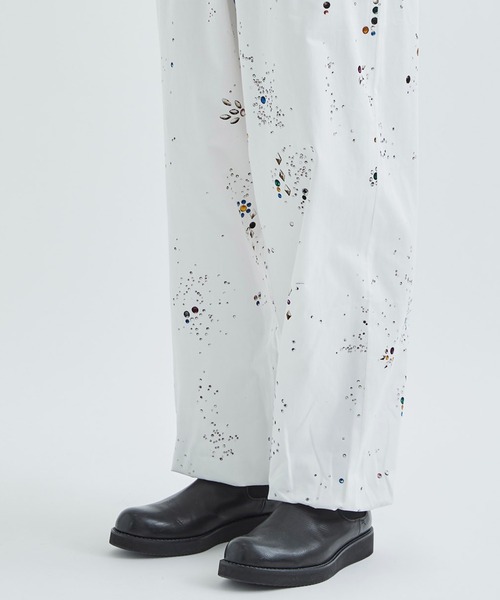 MASU(エムエーエスユー)の「【MASU/エムエーエスユー】GALAXY EASY PANTS(スウェットパンツ・メンズ・ブラック/ホワイト・44/46)」の8枚目の写真