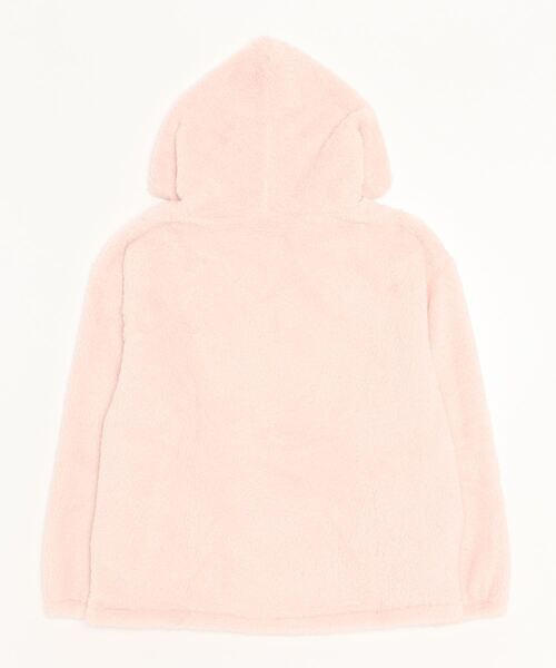CELENA BEATS(セレナビーツ)の「もこもこエコファーパーカー(パーカー・レディース・ホワイト/ピンク・M/L/XL)」の8枚目の写真
