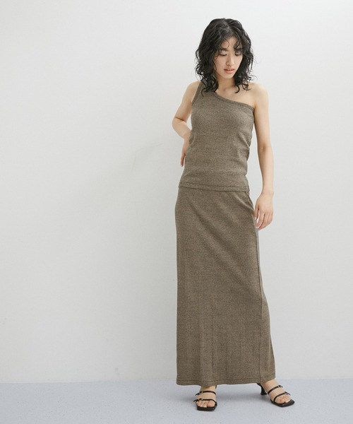 MILLER（ミラー）の「【Miller for ADAM ET ROPE'】Skirt（スカート・レディース・ブラック/ベージュ/パープル系その他・FREE）」の7枚目の写真