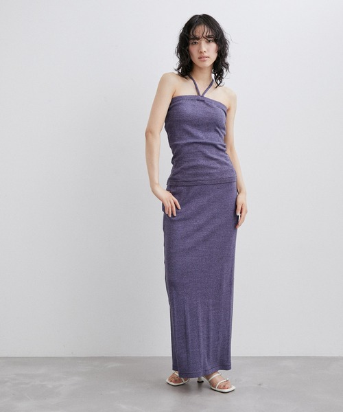 MILLER（ミラー）の「【Miller for ADAM ET ROPE'】Skirt（スカート・レディース・ブラック/ベージュ/パープル系その他・FREE）」の10枚目の写真