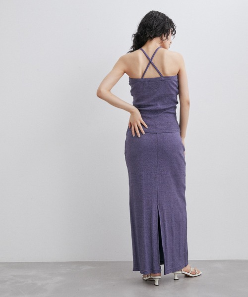 MILLER（ミラー）の「【Miller for ADAM ET ROPE'】Skirt（スカート・レディース・ブラック/ベージュ/パープル系その他・FREE）」の6枚目の写真