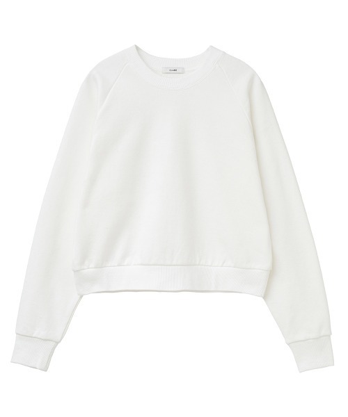 CLANE（クラネ）の「BASIC RAGLAN SLEEVE SWEAT TOPS（その他トップス・レディース・ホワイト/ブラック・1/2）」の16枚目の写真