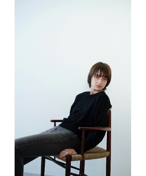 CLANE（クラネ）の「BASIC RAGLAN SLEEVE SWEAT TOPS（その他トップス・レディース・ホワイト/ブラック・1/2）」の20枚目の写真