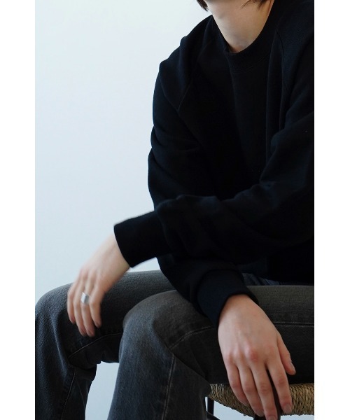 CLANE（クラネ）の「BASIC RAGLAN SLEEVE SWEAT TOPS（その他トップス・レディース・ホワイト/ブラック・1/2）」の17枚目の写真