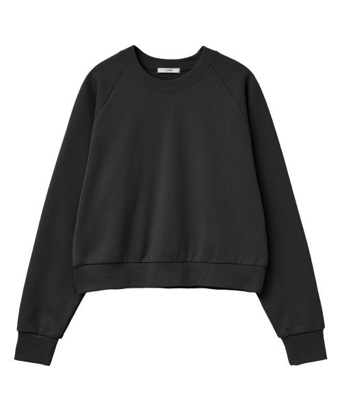 CLANE（クラネ）の「BASIC RAGLAN SLEEVE SWEAT TOPS（その他トップス・レディース・ホワイト/ブラック・1/2）」の4枚目の写真