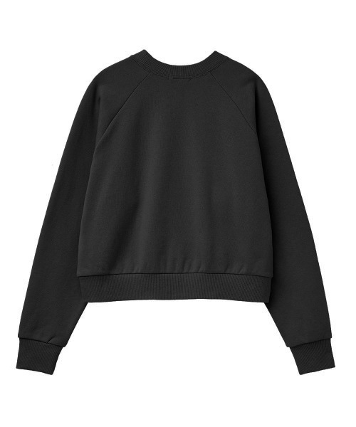 CLANE（クラネ）の「BASIC RAGLAN SLEEVE SWEAT TOPS（その他トップス・レディース・ホワイト/ブラック・1/2）」の8枚目の写真