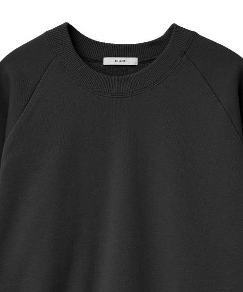 CLANE（クラネ）の「BASIC RAGLAN SLEEVE SWEAT TOPS（その他トップス・レディース・ホワイト/ブラック・1/2）」の10枚目の写真