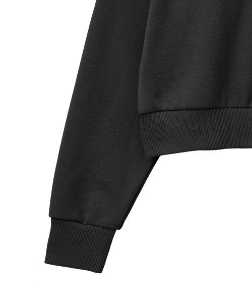 CLANE（クラネ）の「BASIC RAGLAN SLEEVE SWEAT TOPS（その他トップス・レディース・ホワイト/ブラック・1/2）」の13枚目の写真