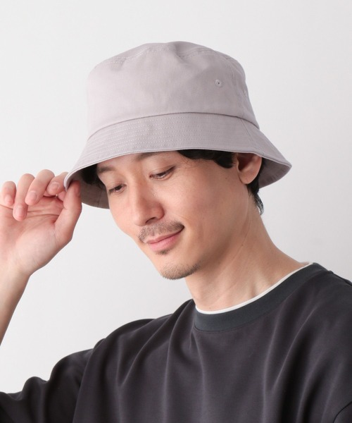 GLOBAL WORK（グローバルワーク）の「洗えるツイルバケットハット/183438（ハット・メンズ・ブラック/ネイビー/ライトグレー/ダークグレー・FREE）」の3枚目の写真