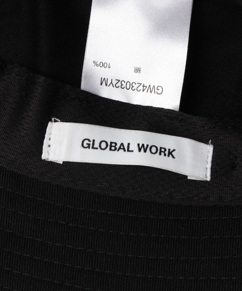 GLOBAL WORK（グローバルワーク）の「洗えるツイルバケットハット/183438（ハット・メンズ・ブラック/ネイビー/ライトグレー/ダークグレー・FREE）」の12枚目の写真