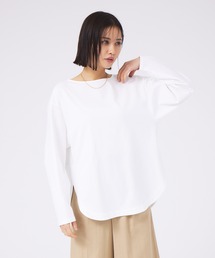 qualite | ピュアコットンロングスリーブカットソー(Tシャツ/カットソー)