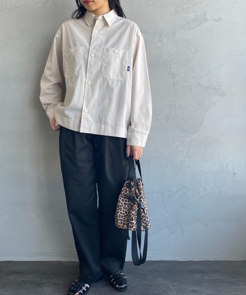 セール 海外 セール】[DANTON/ダントン] ショート丈 ワークシャツ（シャツ トップス