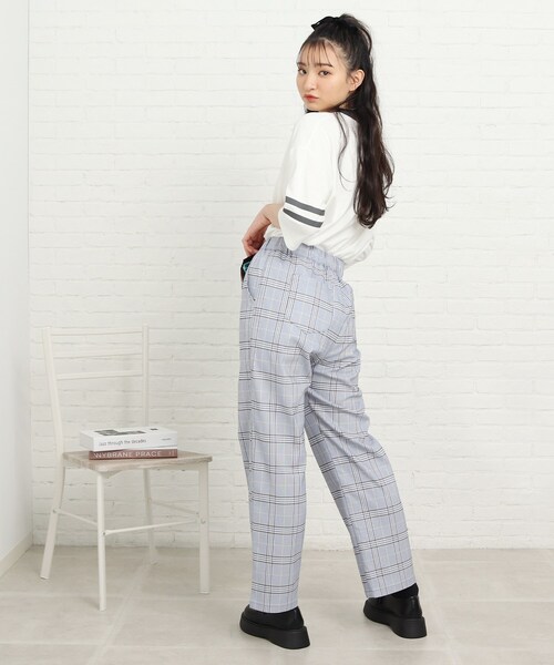 PINK-latte(ピンクラテ)の「【ストレッチ】らくちん♪履き心地◎!快適イージーシェフパンツ(その他パンツ・キッズ・グレー系1/ブルー系9/ベージュ系その他4・14/16/15 )」の9枚目の写真