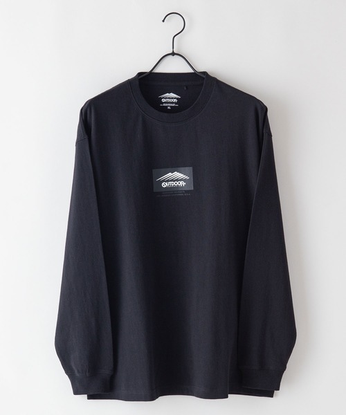 OUTDOOR PRODUCTS APPAREL(アウトドアプロダクツアパレル)の「ボックスロゴ ヘビーウェイト ロングTシャツ オーバーサイズ ビッグシルエット(Tシャツ/カットソー・メンズ・ホワイト/ブラック/カーキ/ベージュ・LARGE/MEDIUM/X-LARGE)」の6枚目の写真