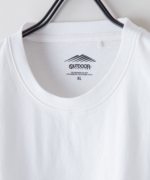 OUTDOOR PRODUCTS APPAREL(アウトドアプロダクツアパレル)の「ボックスロゴ ヘビーウェイト ロングTシャツ オーバーサイズ ビッグシルエット(Tシャツ/カットソー・メンズ・ホワイト/ブラック/カーキ/ベージュ・LARGE/MEDIUM/X-LARGE)」の9枚目の写真