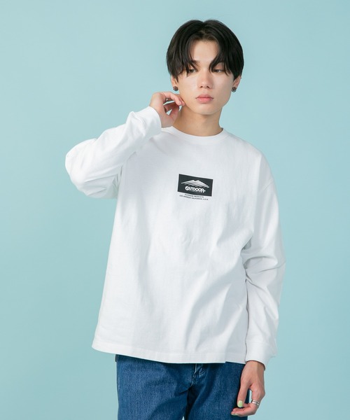 OUTDOOR PRODUCTS APPAREL(アウトドアプロダクツアパレル)の「ボックスロゴ ヘビーウェイト ロングTシャツ オーバーサイズ ビッグシルエット(Tシャツ/カットソー・メンズ・ホワイト/ブラック/カーキ/ベージュ・LARGE/MEDIUM/X-LARGE)」の14枚目の写真