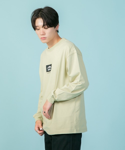 OUTDOOR PRODUCTS APPAREL(アウトドアプロダクツアパレル)の「ボックスロゴ ヘビーウェイト ロングTシャツ オーバーサイズ ビッグシルエット(Tシャツ/カットソー・メンズ・ホワイト/ブラック/カーキ/ベージュ・LARGE/MEDIUM/X-LARGE)」の20枚目の写真