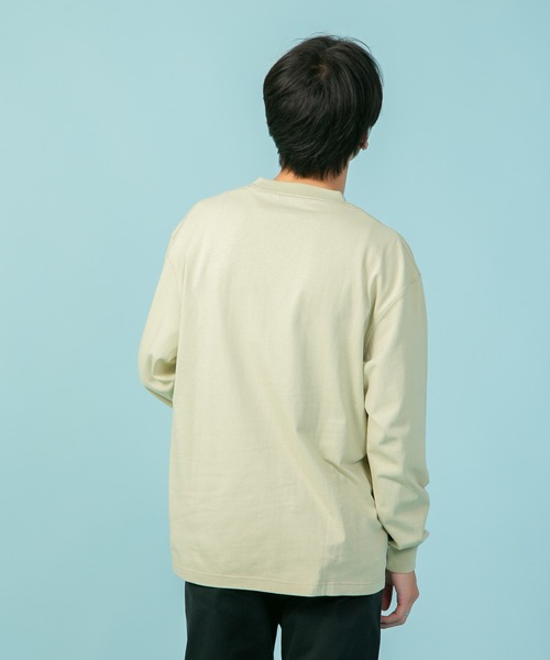 OUTDOOR PRODUCTS APPAREL(アウトドアプロダクツアパレル)の「ボックスロゴ ヘビーウェイト ロングTシャツ オーバーサイズ ビッグシルエット(Tシャツ/カットソー・メンズ・ホワイト/ブラック/カーキ/ベージュ・LARGE/MEDIUM/X-LARGE)」の21枚目の写真