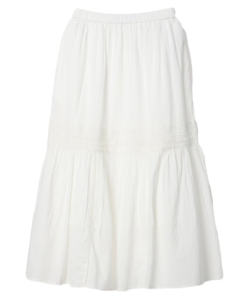 AMERICAN HOLIC(アメリカンホリック)の「ふんわりティアードレーススカート(スカート・レディース・グリーン/オフホワイト/ネイビー・M/L)」の14枚目の写真