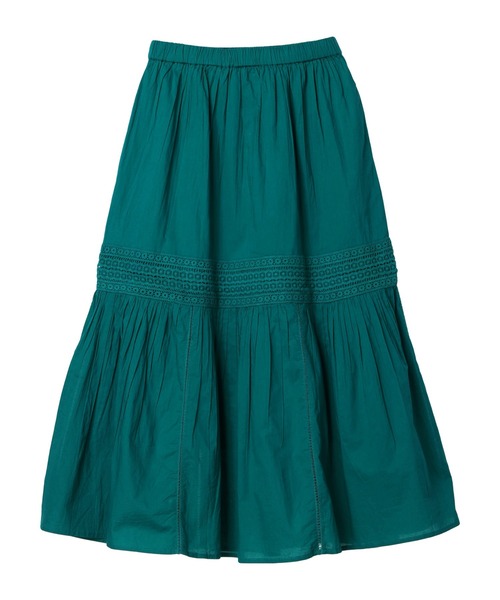 AMERICAN HOLIC(アメリカンホリック)の「ふんわりティアードレーススカート(スカート・レディース・グリーン/オフホワイト/ネイビー・M/L)」の21枚目の写真