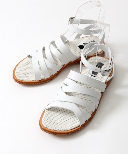 5351POUR LES HOMMES ET LES FEMMES (ゴーサンゴーイチプールオムエラファム)の「スムースレザーサンダル(サンダル・メンズ・ブラック/ホワイト・42/41/44/43)」の13枚目の写真