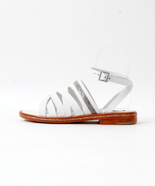 5351POUR LES HOMMES ET LES FEMMES (ゴーサンゴーイチプールオムエラファム)の「スムースレザーサンダル(サンダル・メンズ・ブラック/ホワイト・42/41/44/43)」の14枚目の写真