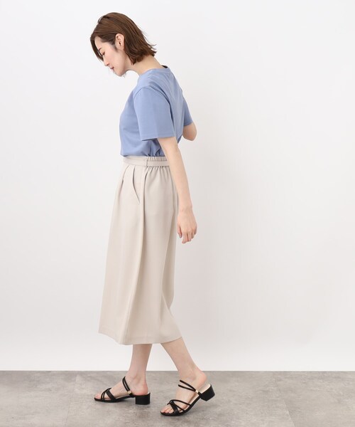 grove（グローブ）の「◆【マシンウォッシャブル対応】マルチファンクションロゴ＆ボーダーTシャツ（Tシャツ/カットソー・レディース・ブルー/オフホワイト/ブラック/ピンク系/ブラウン系その他/ホワイト系5・02/03/04/01/05）」の10枚目の写真