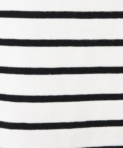 grove（グローブ）の「◆【マシンウォッシャブル対応】マルチファンクションロゴ＆ボーダーTシャツ（Tシャツ/カットソー・レディース・ブルー/オフホワイト/ブラック/ピンク系/ブラウン系その他/ホワイト系5・02/03/04/01/05）」の19枚目の写真