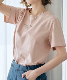 grove | 【マシンウォッシャブル対応】マルチファンクションロゴ＆ボーダーTシャツ(Tシャツ/カットソー)