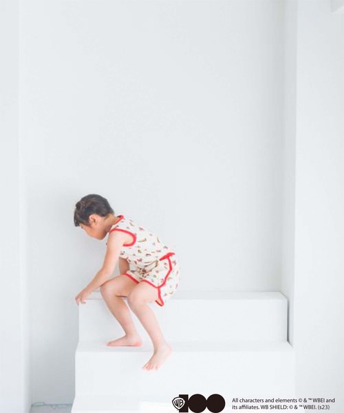 LOWRYS FARM(ローリーズファーム)の「ワッフルセットアップ/ワーナー・ブラザース100周年 192578(インナーウェア/肌着・キッズ・ブルー/レッド・110cm/120cm/130cm)」の10枚目の写真