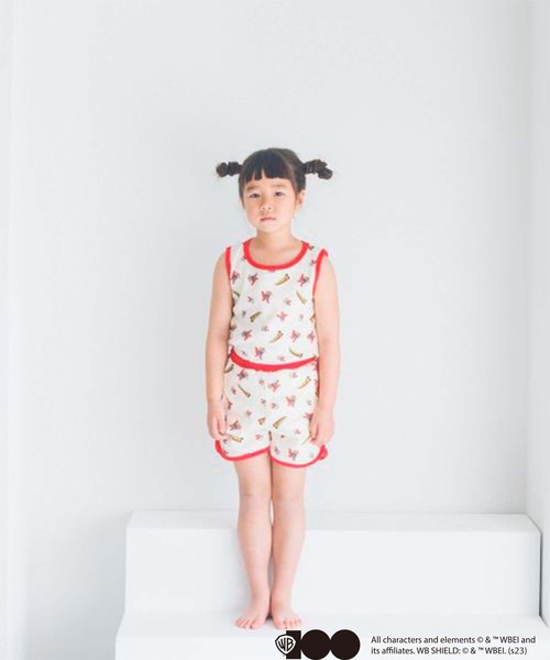 LOWRYS FARM(ローリーズファーム)の「ワッフルセットアップ/ワーナー・ブラザース100周年 192578(インナーウェア/肌着・キッズ・ブルー/レッド・110cm/120cm/130cm)」の11枚目の写真