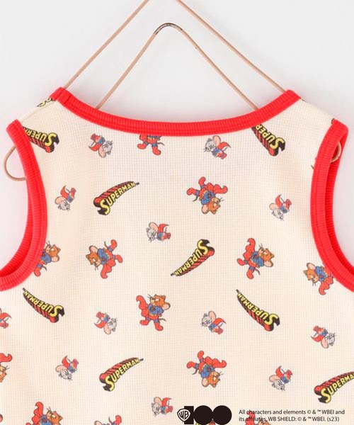 LOWRYS FARM(ローリーズファーム)の「ワッフルセットアップ/ワーナー・ブラザース100周年 192578(インナーウェア/肌着・キッズ・ブルー/レッド・110cm/120cm/130cm)」の18枚目の写真