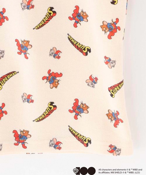 LOWRYS FARM(ローリーズファーム)の「ワッフルセットアップ/ワーナー・ブラザース100周年 192578(インナーウェア/肌着・キッズ・ブルー/レッド・110cm/120cm/130cm)」の19枚目の写真