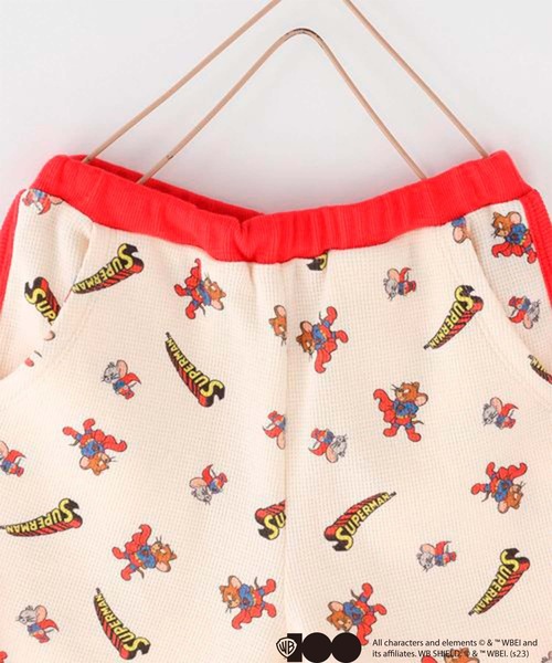 LOWRYS FARM(ローリーズファーム)の「ワッフルセットアップ/ワーナー・ブラザース100周年 192578(インナーウェア/肌着・キッズ・ブルー/レッド・110cm/120cm/130cm)」の22枚目の写真