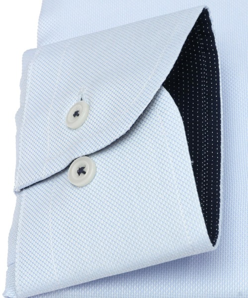 TOKYO SHIRTS(トウキョウシャツ)の「形態安定ノーアイロン ワイド 長袖ビジネスワイシャツ(ビジネスシャツ・メンズ・ライトブルー・首回り37cm-裄丈84cm/首回り43cm-裄丈86cm/首回り41cm-裄丈86cm/首回り42cm-裄丈82cm/首回り41cm-裄丈82cm/首回り39cm-裄丈84cm/首回り39cm-裄丈80cm/首回り42cm-裄丈86cm/首回り37cm-裄丈80cm/首回り43cm-裄丈82cm)」の3枚目の写真