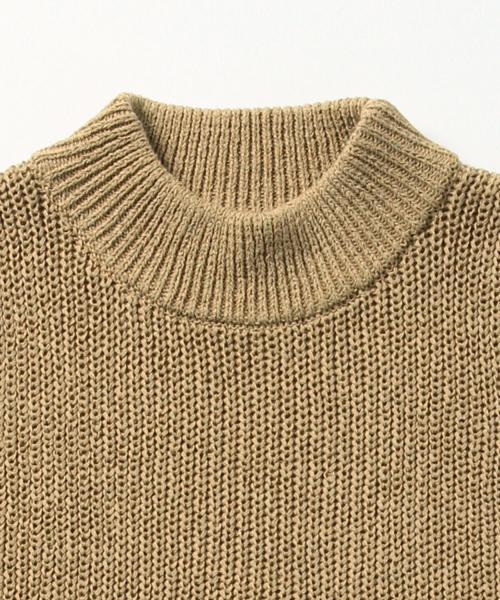 BEAMS LIGHTS Women's（ビームスライツ ウィメンズ）の「BEAMS LIGHTS / ウォッシャブル LINEN ノースリーブフレアー（ニット/セーター・レディース・オフホワイト/ベージュ/ネイビー・ONE SIZE）」の8枚目の写真