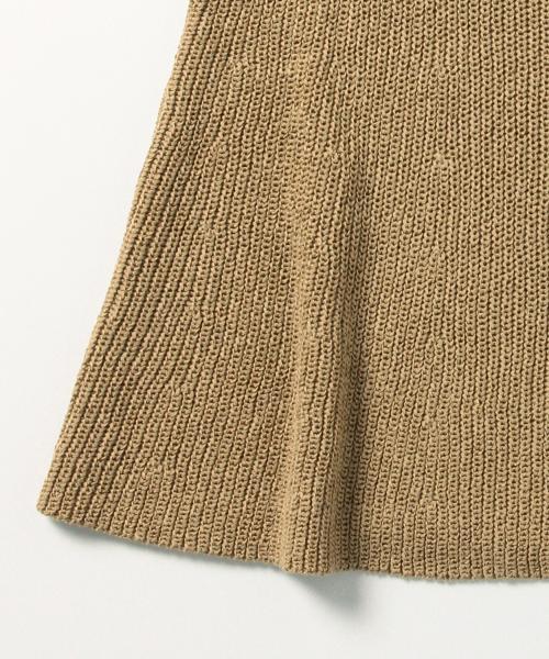 BEAMS LIGHTS Women's（ビームスライツ ウィメンズ）の「BEAMS LIGHTS / ウォッシャブル LINEN ノースリーブフレアー（ニット/セーター・レディース・オフホワイト/ベージュ/ネイビー・ONE SIZE）」の21枚目の写真