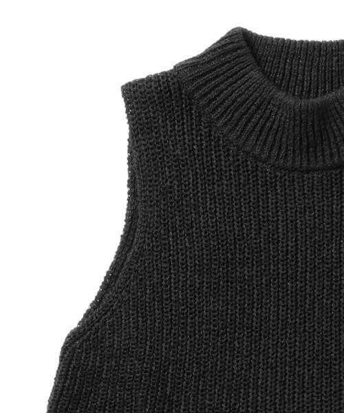 BEAMS LIGHTS Women's（ビームスライツ ウィメンズ）の「BEAMS LIGHTS / ウォッシャブル LINEN ノースリーブフレアー（ニット/セーター・レディース・オフホワイト/ベージュ/ネイビー・ONE SIZE）」の14枚目の写真