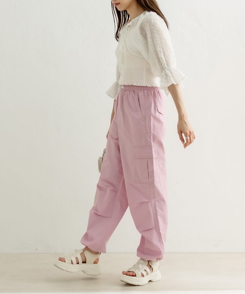 OLIVE des OLIVE（オリーブデオリーブ）の「ボレロ×タンクセット　1031040340（シャツ/ブラウス・レディース・オフホワイト/サックスブルー/アイボリー/ブラック・FREE）」の7枚目の写真