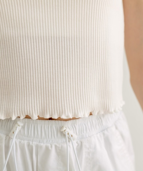 OLIVE des OLIVE（オリーブデオリーブ）の「ボレロ×タンクセット　1031040340（シャツ/ブラウス・レディース・オフホワイト/サックスブルー/アイボリー/ブラック・FREE）」の5枚目の写真