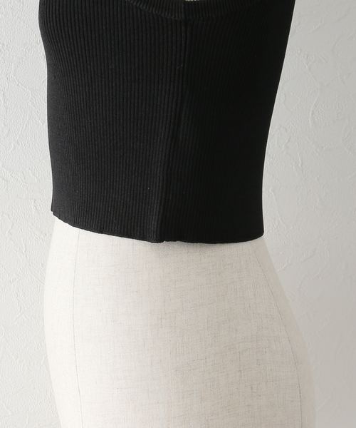 新品　ドゥーズィエムクラス　ALFRED クロップドタンクトップ 追加 ALFRED クロップドタンクトップ（ニット/セーター