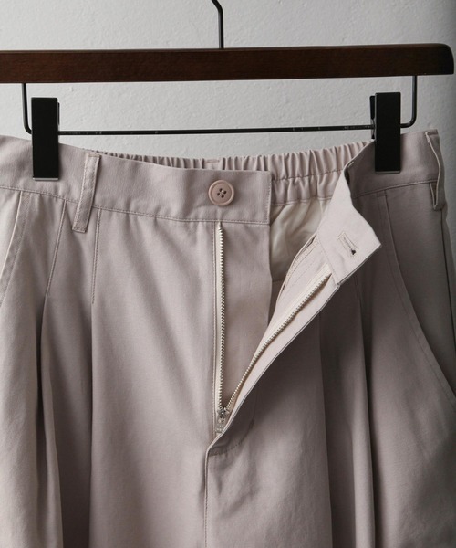 NILWAY(ニルウェイ)の「コットンツイルワイドストレートカーゴパンツ(チノパンツ・メンズ・ブラック/アッシュ・SMALL/MEDIUM/LARGE)」の4枚目の写真
