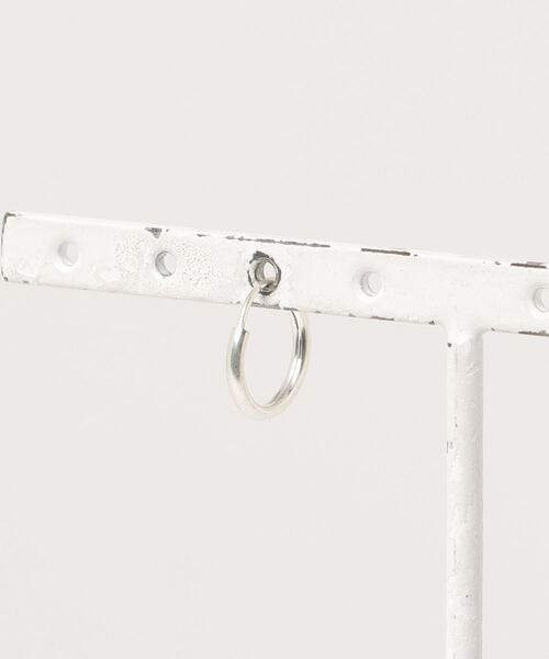 SETUP7(セットアップセブン)の「【SETUP7】1.2mm シルバーフープピアス 片耳用 SSS-3(ピアス(片耳用)・レディース・シルバー・FREE)」の2枚目の写真