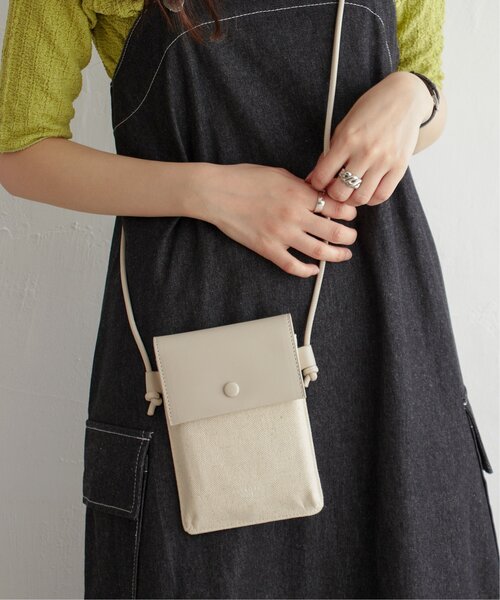 VENCEEXCHANGE（ヴァンスエクスチェンジ）の「エミル2ミニショルダーバッグ（ショルダーバッグ・レディース・オレンジ/ブラック/オフホワイト/キャメル・FREE）」の2枚目の写真