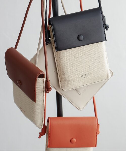 VENCEEXCHANGE（ヴァンスエクスチェンジ）の「エミル2ミニショルダーバッグ（ショルダーバッグ・レディース・オレンジ/ブラック/オフホワイト/キャメル・FREE）」の3枚目の写真