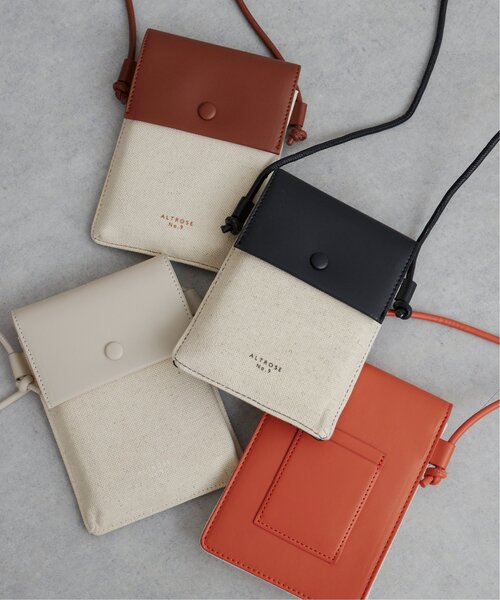 VENCEEXCHANGE（ヴァンスエクスチェンジ）の「エミル2ミニショルダーバッグ（ショルダーバッグ・レディース・オレンジ/ブラック/オフホワイト/キャメル・FREE）」の21枚目の写真