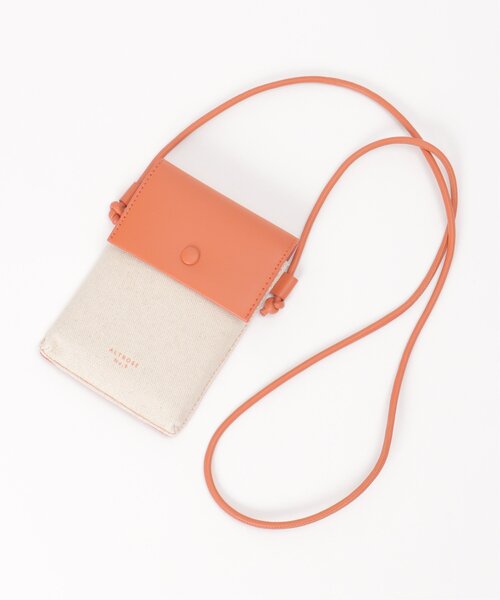 VENCEEXCHANGE（ヴァンスエクスチェンジ）の「エミル2ミニショルダーバッグ（ショルダーバッグ・レディース・オレンジ/ブラック/オフホワイト/キャメル・FREE）」の5枚目の写真